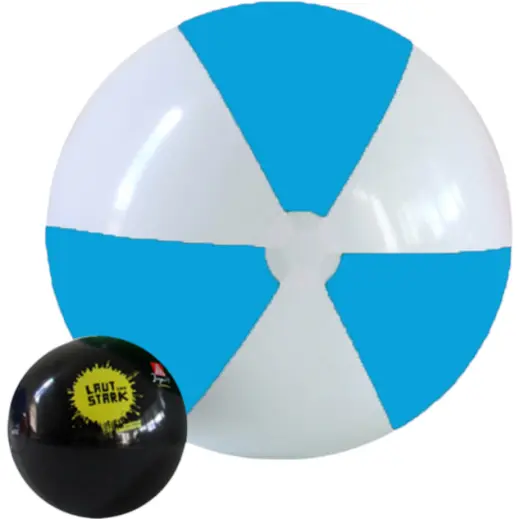 1.2m Two-Tone Beach Ball Light-Blue-White